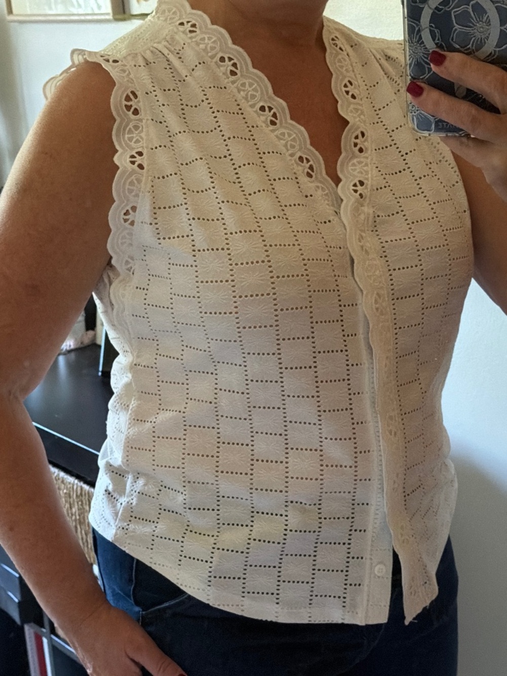 Adorable white tank